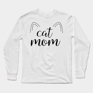 Cat Mom Long Sleeve T-Shirt